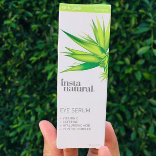 Youth Restoring Eye Serum, Anti-Aging 30 mL (InstaNatural®) ลดริ้วรอย และความหมองคล้ำรอบดวงตา