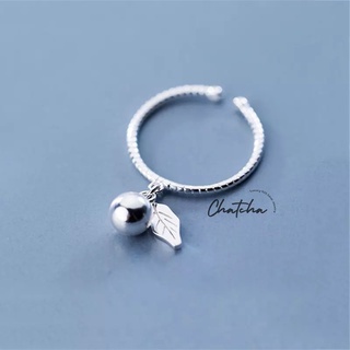 แหวน เงินแท้ Chatcha รุ่น CC04