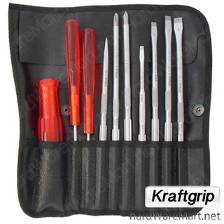 KRAFTGRIP ไขควงชุด 10ชิ้น KG-10P ของแท้ 100%