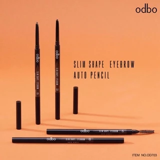 ODBO Slim Shape Eyebrow Auto Pencil 0.1g. โอดีบีโอ สลิม เชป อายบราว ออโต้ เพ็นซิล ดินสอเขียนคิ้ว แบบออโต้ OD703ถ