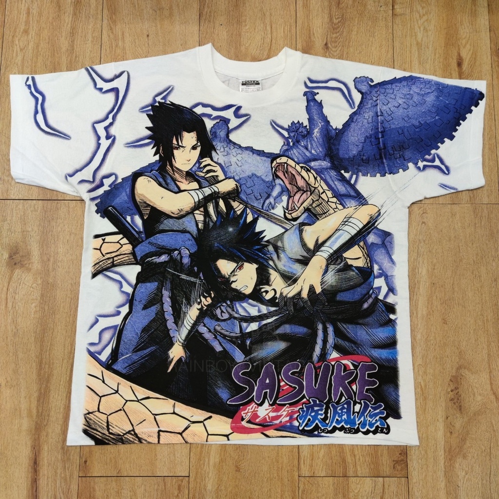 (Sasuke) Naruto Bootleg OVP เสื้อลายการ์ตูน เสื้อวง เสื้อทัวร์