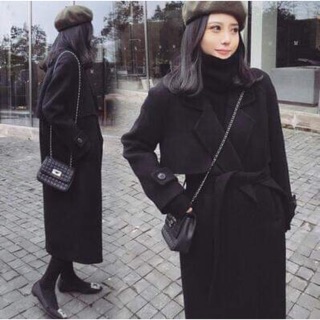 Sale‼️ coat ตัวยาวสีดำ