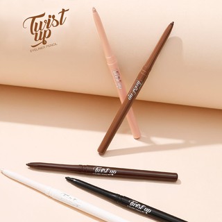 MeiLinda Twist Up Eyeliner Pencil MC3077 : เมลินดา อายไลเนอร์ ดินสอเขียนขอบตาสูตรกันน้ำ