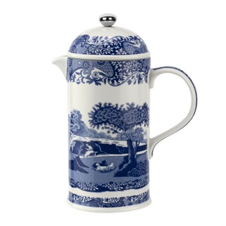 Spode Blue Italian Cafetiere เครื่องชงกาแฟ 28 oz