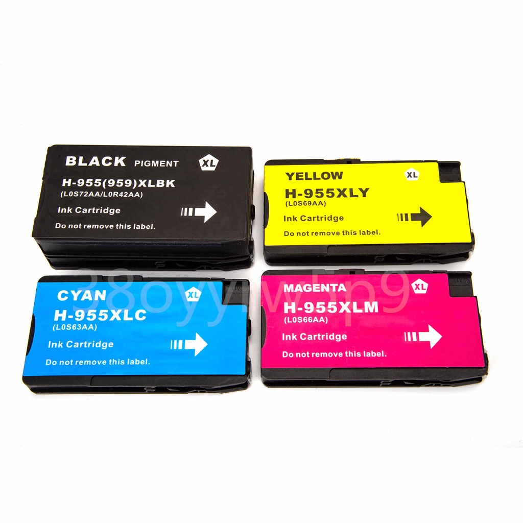 เข้ากันได้ HP 955XL หมึก HP 955 สีดำ HP955XL ตลับหมึกสำหรับ HP 7740 8210 8216 8710 8720 8725 8730 8740