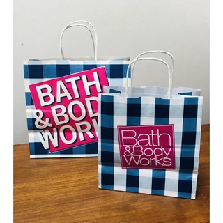 ถุงของขวัญ ถุงกระดาษแบรนด์แท้ 🎁 พร้อมริบบิ้น bath &amp; body Works