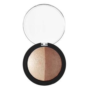 ไฮไลท์ ที่ทำให้หน้าเงาสวย เนื้อละเอียด Baked Highlighter &amp; Bronzer, Bronzed