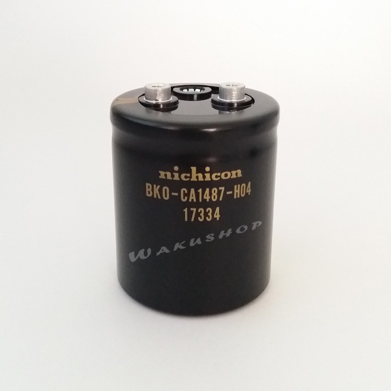 Capacitor BK0-CA1487-H04 Nichicon คาปาซิเตอร์ 1800uF 400V ขนาด64x84mm.