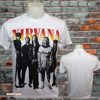 เสื้อวง NIRVANA วงร็อคในตำนาน ไม่มีตะเข็บข้าง คอฟิต ป้ายUS เสื้อวินเทจ เสื้อร็อค เสื้อทัวร์ วงร็อคต่างประเทศ