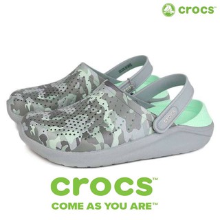 รองเท้า CROCS Literide Geopunk Clog - สี Neo Mint/Light Green นิ่มเบาสบาย เท่ห์สุดๆ