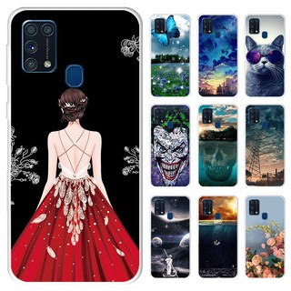 เคสโทรศัพท์ซิลิโคน tpu แบบนิ่มลายการ์ตูน samsung galaxy m31 m 31