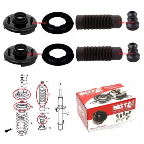Power Stop Front & Rear Autospecialty Brake Kit | 2003-2007 Honda Accord (KOE2557) main image 1