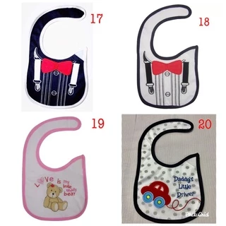 น่ารักคู่ชั้นผ้ากันน้ำลายเด็กผ้ากันเปื่อนเด็ก Bibs ผ้ากันเปื้อนลายการ์ตูนลายสัตร์น่ารักชายหญิง