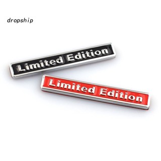 DP limited edition ตัวอักษรสติกเกอร์ติดรถยนต์