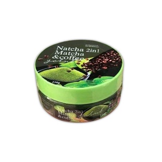 Natcha 2in1 Matcha&amp;Coffee สครับนัชชา (250g.)