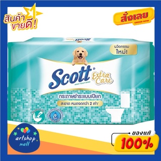 สก๊อตต์ เอ็กซ์ตร้าแคร์ กระดาษชำระแบบเปียก ขนาด 38 แผ่นScott Extra Care Wet tissue, size 38 sheets