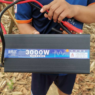 อินเวอร์เตอร์ 3000W 12V  Inverter 12v ออก 220v หม้อแปลงไฟรถยนต์เป็นไฟบ้าน