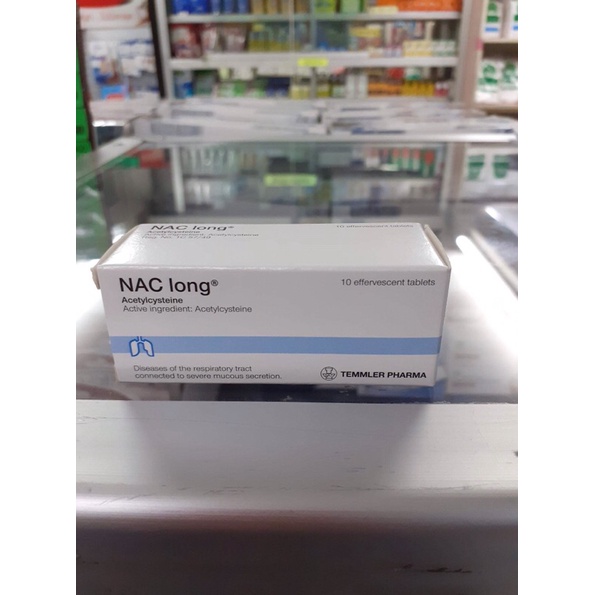 NAC long เม็ดฟู่ละลายเสมหะ แท้ 100 หมดอายุ 2027 - aulv9t0l8n ...