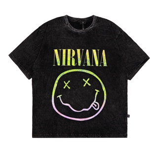 เสื้อยืด พิมพ์ลายโลโก้ MCF NIRVANA BIG