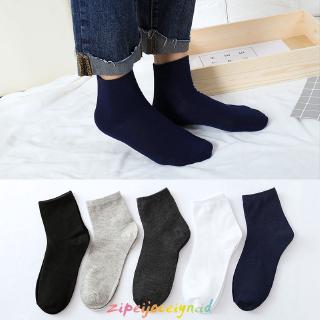 Mens Business Socks Long socks Black and white ash