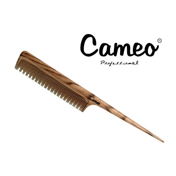 Cameo หวีหางหนูยี ลายไม้ WJ001