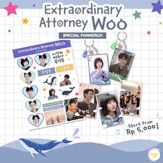 ชุดพวงกุญแจสติกเกอร์ ATTORNEY WOO MERCH PACK KIT FANKIT WOO YOUNG WOO สําหรับคอมพิวเตอร์