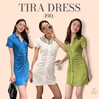 Tira Dress เดรสสั้นดีเทลจับจีบ