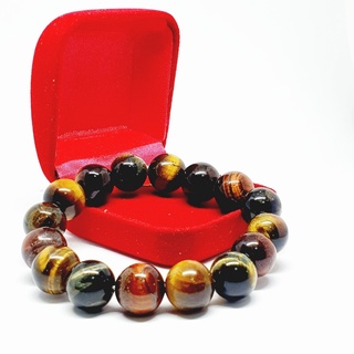 ข้อมือหินมงคล พลอยตาเสือ Tiger Eye บูชาแล้วปรับธาตุเสริมธาตุในร่างกาย ทำให้สุขภาพดี เรียกพลังงานบวก ดึงดูดแต่สิ่งดีๆเข้า