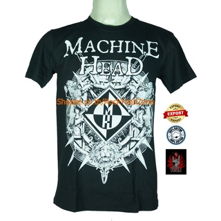 เสื้อวง Machine Head เสื้อไซส์ยุโรป แมชชีนเฮด PTA1509 เสื้อยืดแฟชั่นวงดนตรี