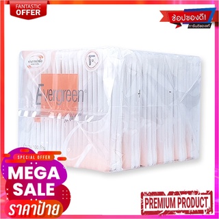 เอเวอร์กรีน สำลีก้านมินิ 100 ก้าน แพ็ค 6 ห่อEvergreen Mini Cotton Bud 100 pcs x 6 Packs