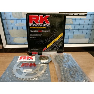 โซ่สเตอร์ RK  Exciter150 Y15-20  หน้า 14T หลัง 42T โซ่ 428KLO   งาน RK ชุดโซ่สเตอร์หน้า-หลัง 9