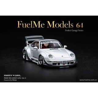 Fuelme 1/64 : FM64002-RWB993-08B : RWB 993 Army Girl Ver.2