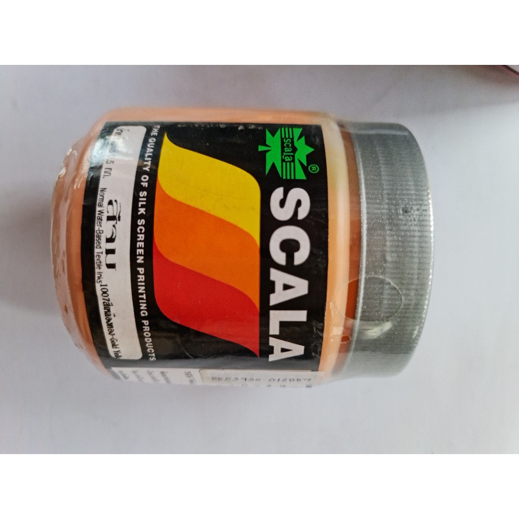 Scala สีสกรีนเสื้อ สีจม ขนาด 0.5kg ( Cloth Painting , Screening 's Colour ) (1 กระปุก)