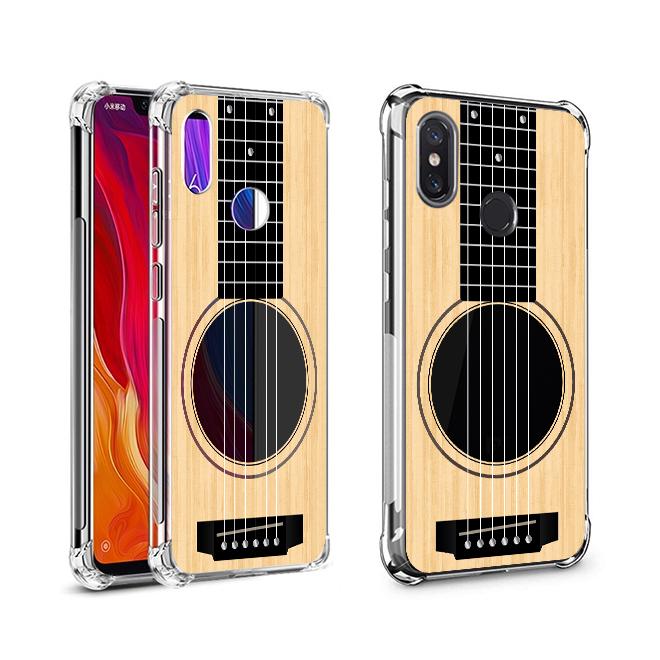 เคส สำหรับ Xiaomi Mi 8 Anti-Shock Protection TPU Case [Guitar]