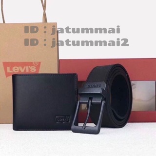 LEVIS BELT AND WALLET GIFT SET