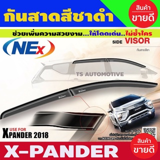 กันสาด สีชาดำ X-PANDER 2018-2020 (T)