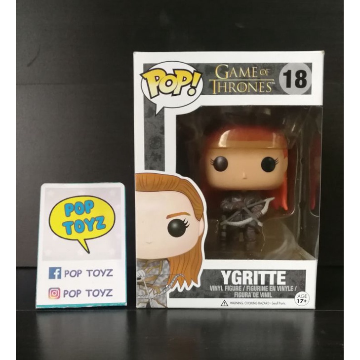 FUNKO POP Game of Thrones Ygritte 18 ของแท้ งานเก่าเลิกผลิต หายากมาก แถมกล่องใส พร้อมส่ง game of thr