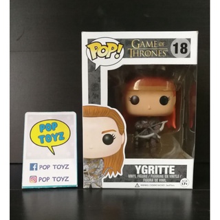 FUNKO POP Game of Thrones Ygritte 18 ของแท้ งานเก่าเลิกผลิตแล้ว หายากมาก แถมกล่องใส มีของพร้อมส่งไม่ต้องพรีออเดอร์ GOT