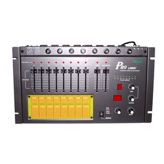 เครื่องควบคุมไฟวิ่ง Pro-Logic DMX 8 channel&amp;touch panels 220 VAC 50 Hz.