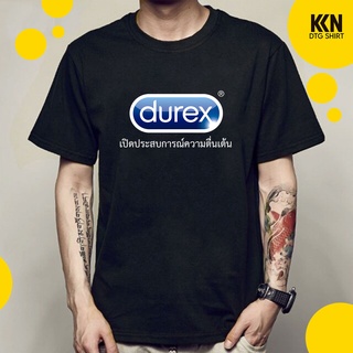 เสื้อยืด T-Shirt  Durex_01 เสื้อยืดแนวสตรีท สวมใส่สบาย ไม่ร้อน ระบายอากาศได้ดี ใส่เล่นสเก็ตสบาย ลายติดแน่น