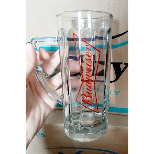 Set 6 ly bia có quai 400ml(Quà tặng Budweiser)