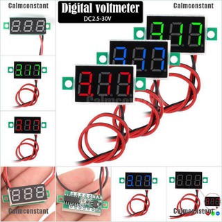 โวลต์มิเตอร์ Led 3 สาย mini dc 2 . 5-30 v ขนาดเล็ก