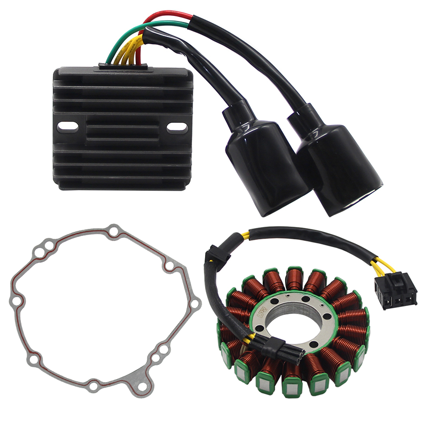 Stator + Rectifier + ฝาครอบหม้อน้ําสําหรับ Honda 31120-MEL-013 31120-MEL-D22 31600-MEL-013 CBR1000 C