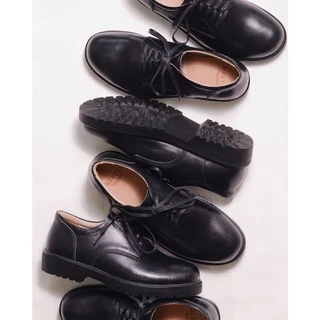 รองเท้าหนังแท้ ทรงคลาสสิคสไตล์ Military Derby รุ่น Basic No.02