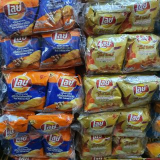 เลย์ มันฝรั่งแท้ ขนาด 13 กรัม x 12 ซอง ราคาพิเศษ Lays potato chip