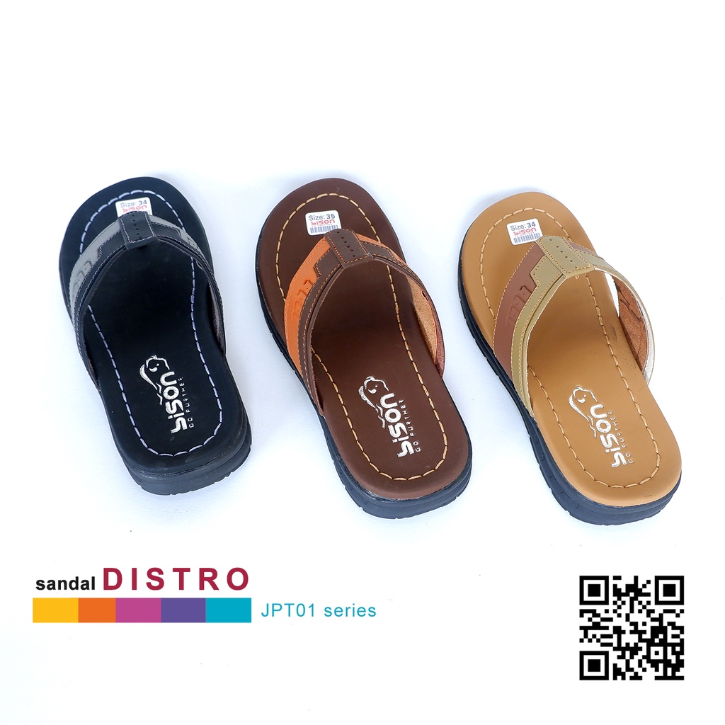 รองเท้าแตะ BISON Distro Boys JPT01 ของแท้