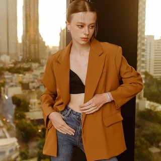 CLARA Oversized Blazer​ สีน้ำตาล / Brown ฿1290