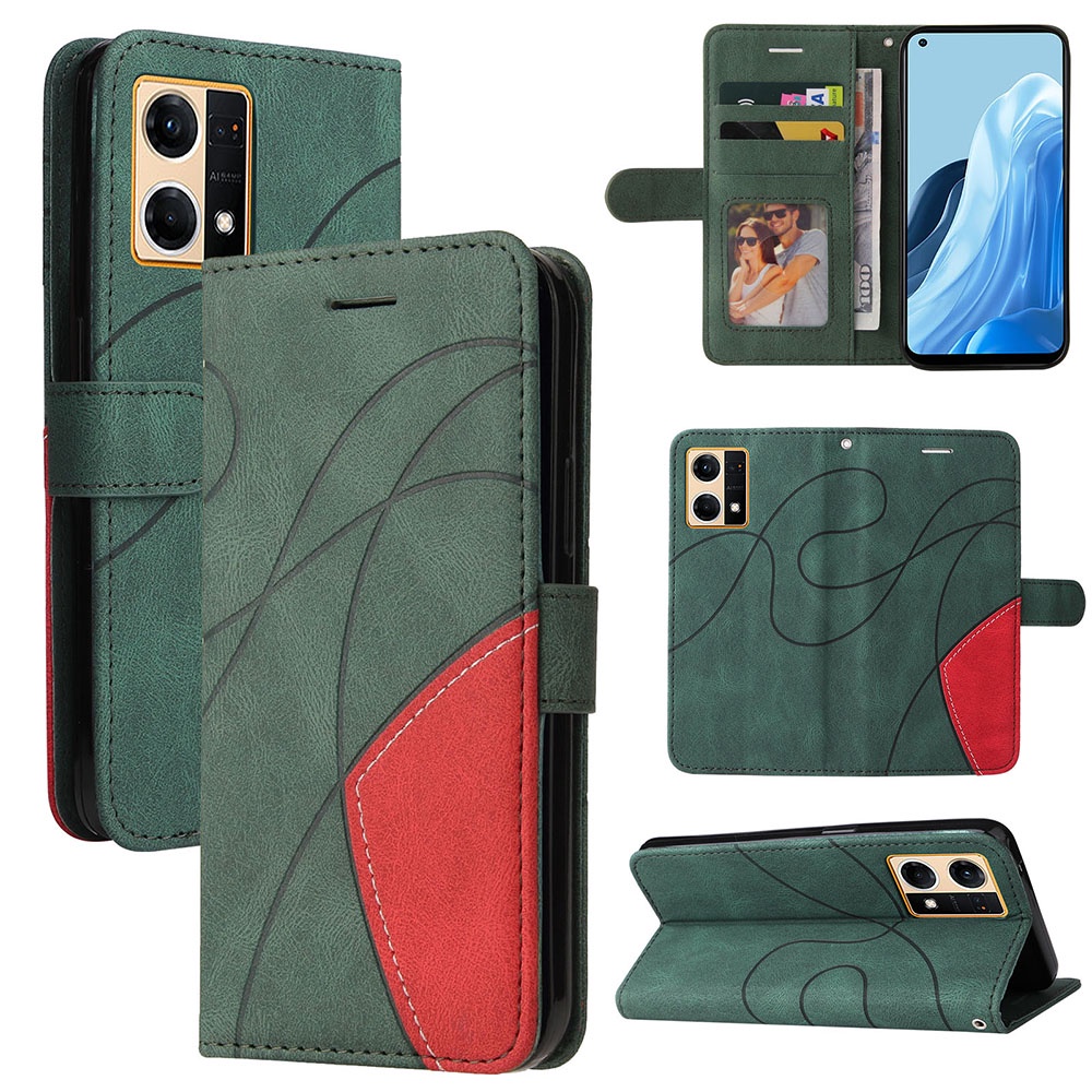 Flip Casing OPPO A95 A94 A96 A72 A73 A74 A92S A93 A74 F19 F19S F17 F21 Pro Reno 4 Lite 4F 4Z 5 Pro P