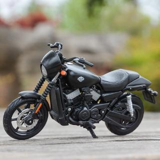 Maisto 1:18 Harley Davidson 2015 Street 750 รถหล่อแบบคงที่โมเดลรถจักรยานยนต์ของเล่นงานอดิเรกของสะสม