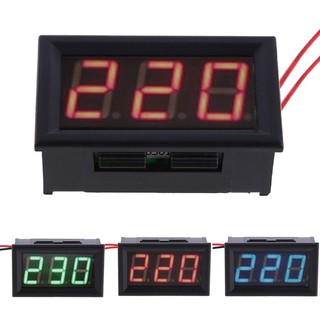 เครื่องวัดแรงดันไฟฟ้า YB 27 A AC 60-500 V LED 3 Digital Display